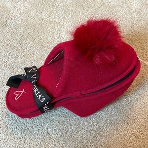 Victorias Secret red house slippers
